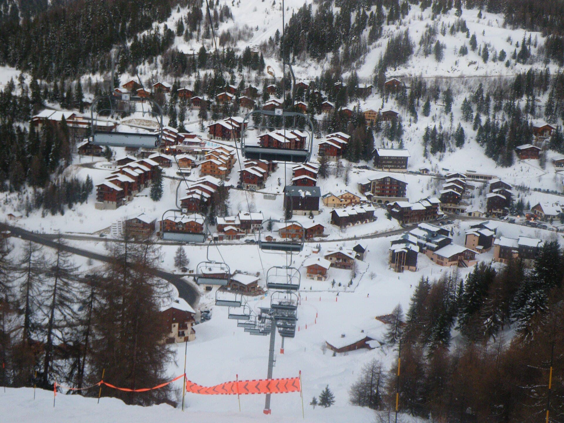 Vue de La Plagne